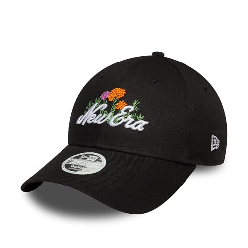 New Era Script Blumen 9Forty Women Cap Schwarz - One-Size New Era Script Blumen 9Forty Women Cap Schwarz - One-Size von New Era