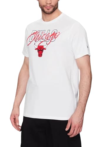 New Era Script T-Shirt Herren weiß/rot, M von New Era