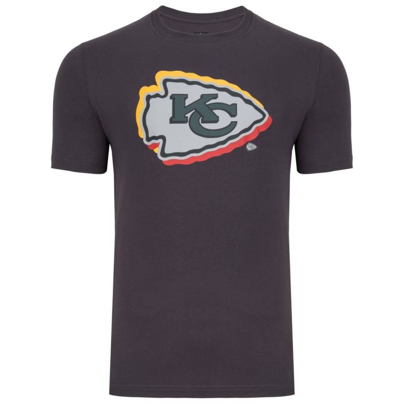 New Era Shirt - NFL DRAFT Kansas City Chiefs graphite von New Era