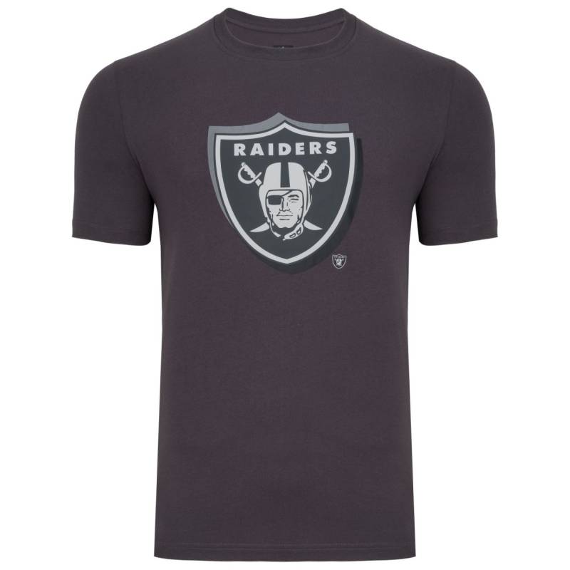 New Era Shirt - NFL DRAFT Las Vegas Raiders graphite von New Era