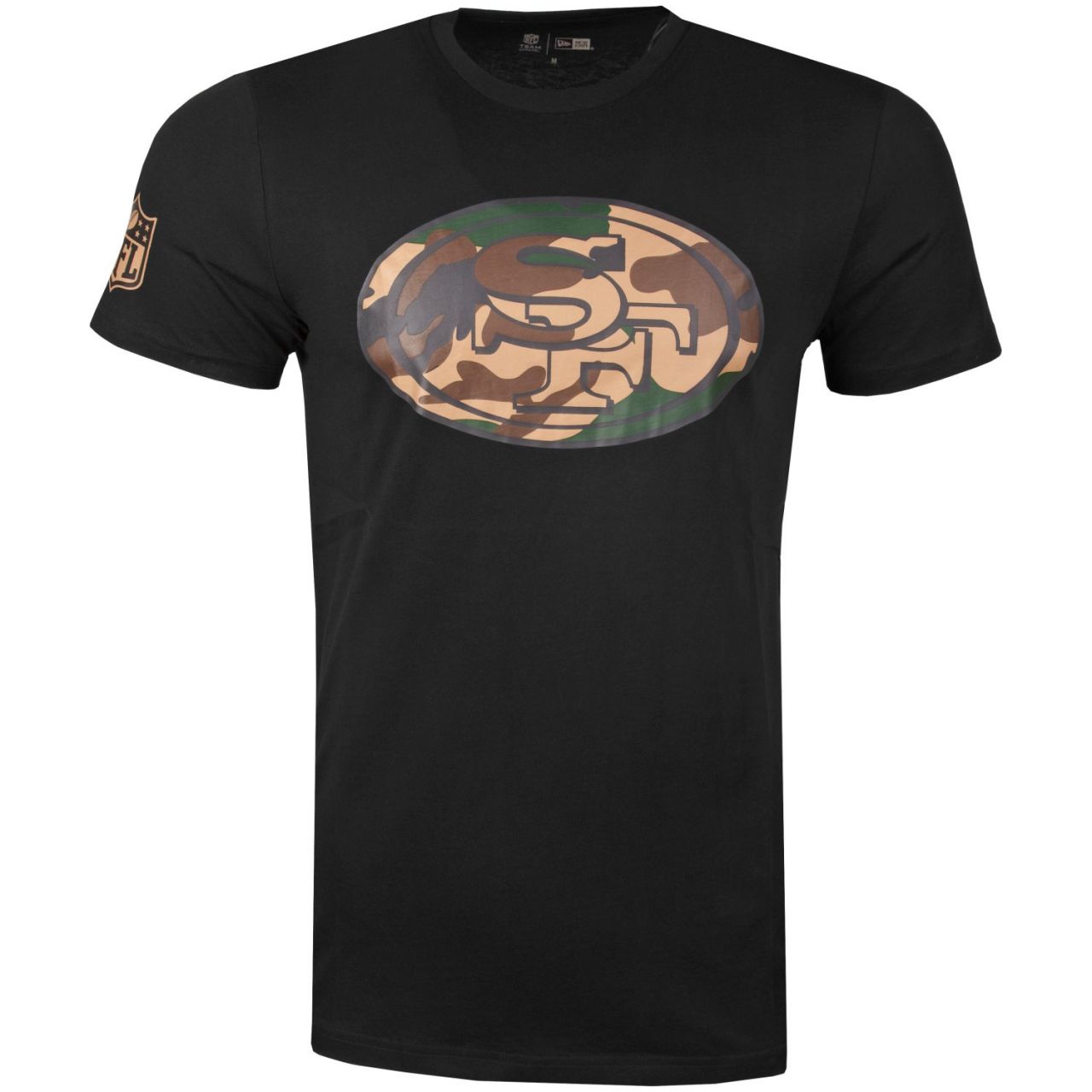New Era Shirt - NFL San Francisco 49ers schwarz / wood camo von New Era