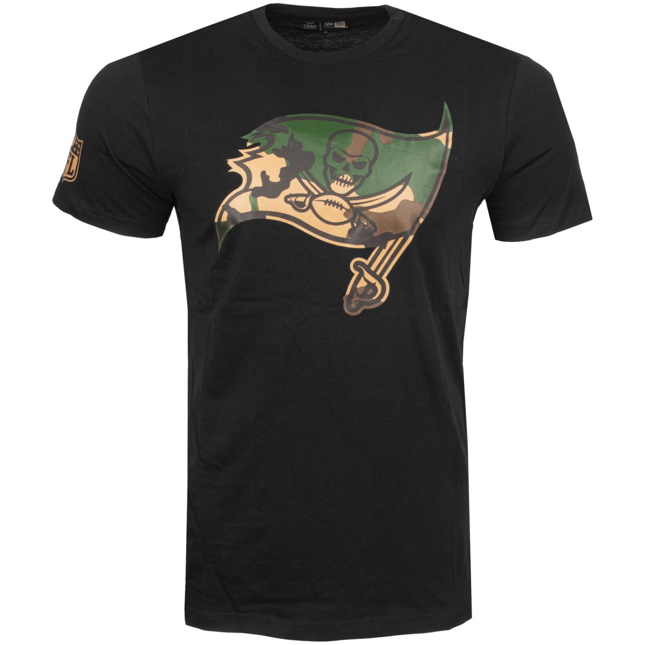 New Era Shirt - NFL Tampa Bay Buccaneers schwarz / camo von New Era