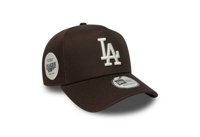 New Era Snapback Cap 9FORTY E-Frame Los Angeles Dodgers MLB Sidepatch von New Era