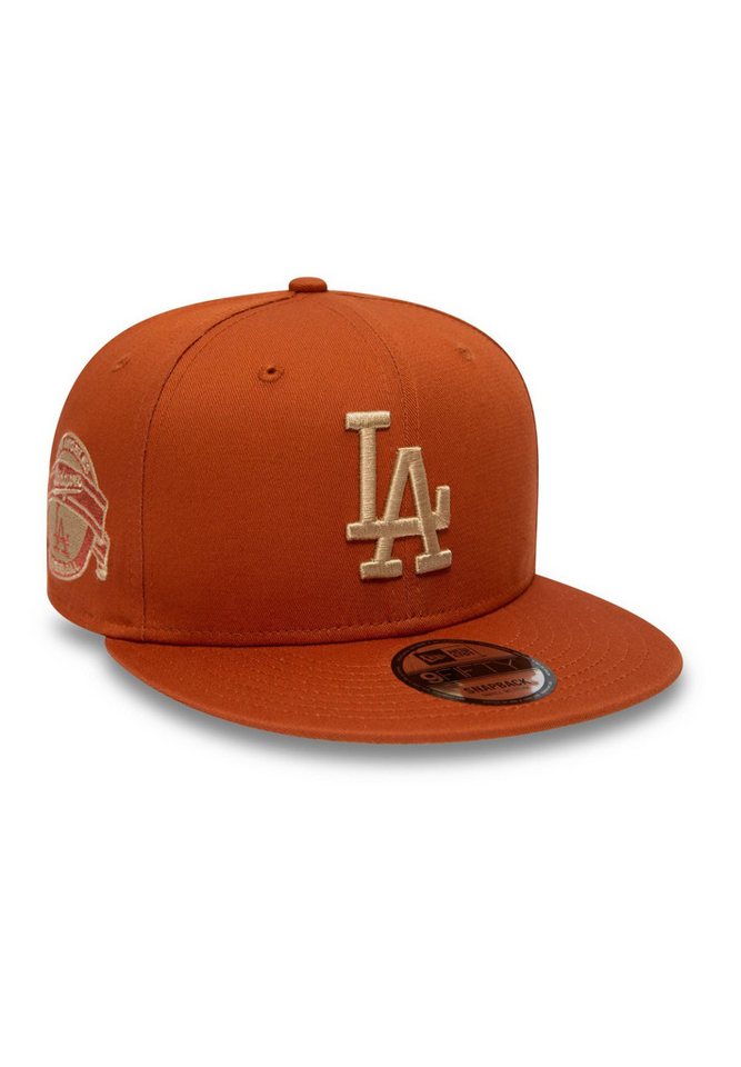 New Era Snapback Cap Los Angeles Dodgers MLB Side Patch Brown 9Fifty Snaback Cap New Era (1-St) von New Era