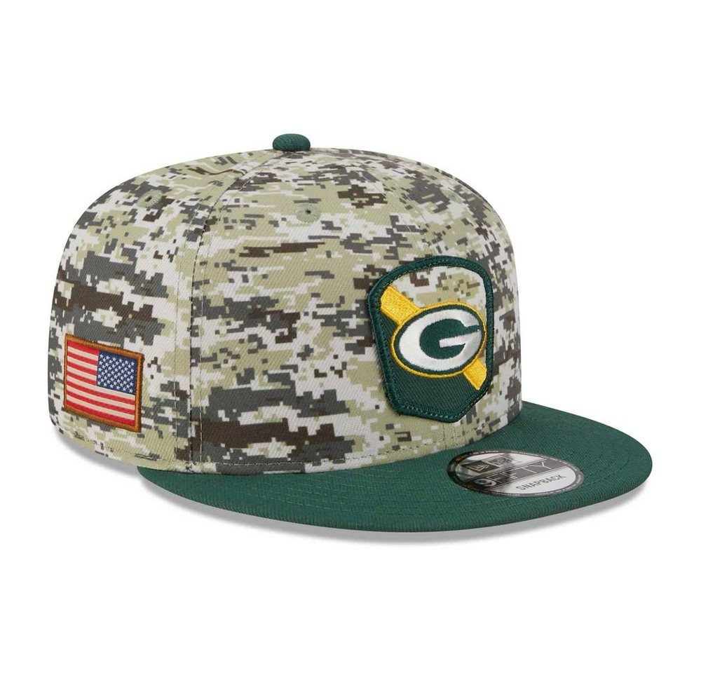 New Era Snapback Cap NFL GREEN BAY PACKERS Salute to Service 2023 Snapback 9FIFTY Game Cap von New Era