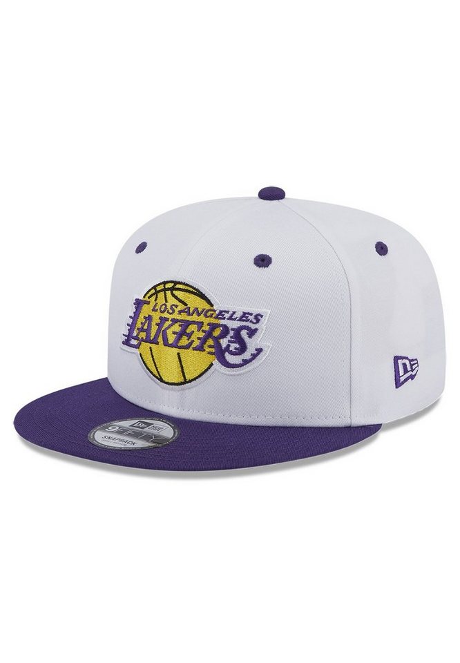 New Era Snapback Cap New Era White Crown Patch 9Fifty Snapback Cap LA LAKERS von New Era