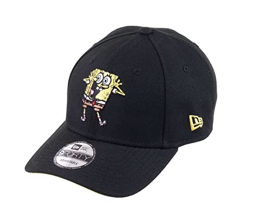 New Era SpongeBob SquarePants Black 9Forty Adjustable Cap - One-Size von New Era