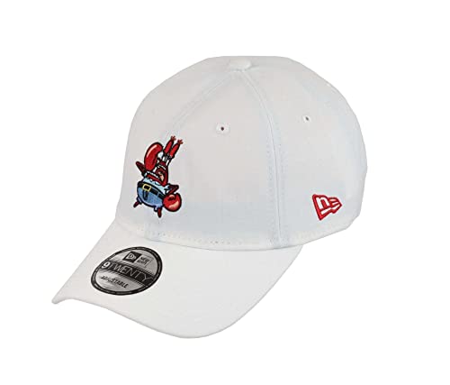 New Era Spongebob Squarepants Mr. Krabs White 9Twenty Unstructured Strapback Cap - One-Size von New Era