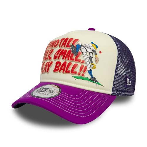 New Era Stand Tall Talk Small Play Ball A-Frame Trucker Cap Lila - One-Size von New Era