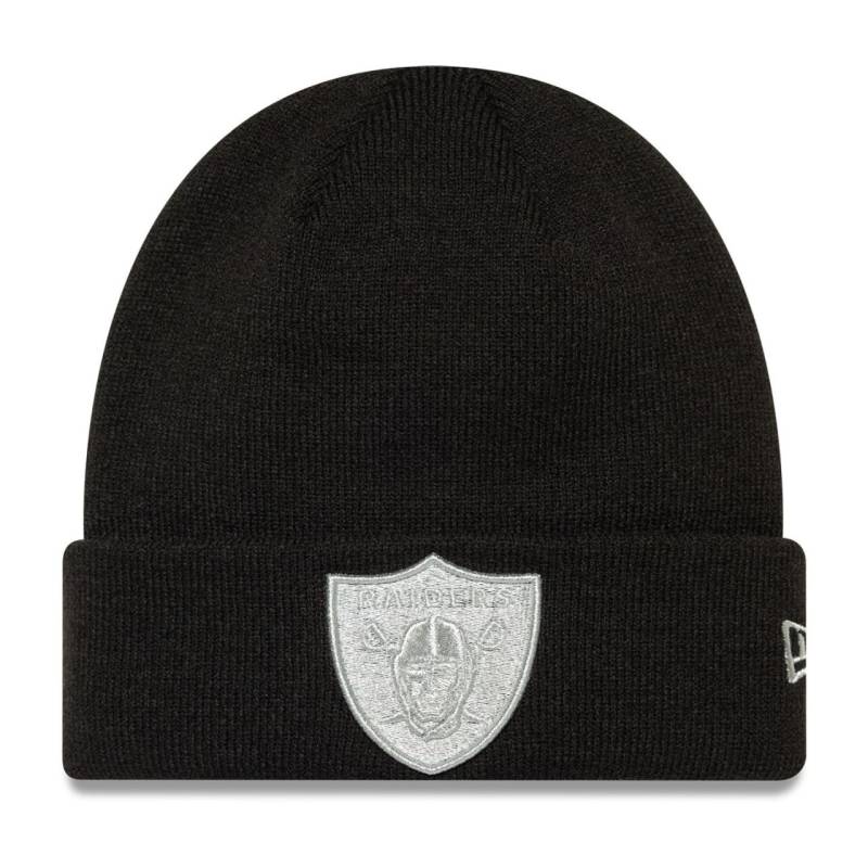 New Era Strick Wintermütze Beanie METALLIC Las Vegas Raides von New Era