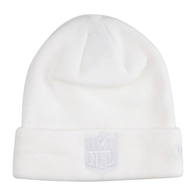 New Era Strick Wintermütze CUFF Beanie - NFL SHIELD weiß New Era Strick Wintermütze CUFF Beanie - NFL SHIELD weiß von New Era