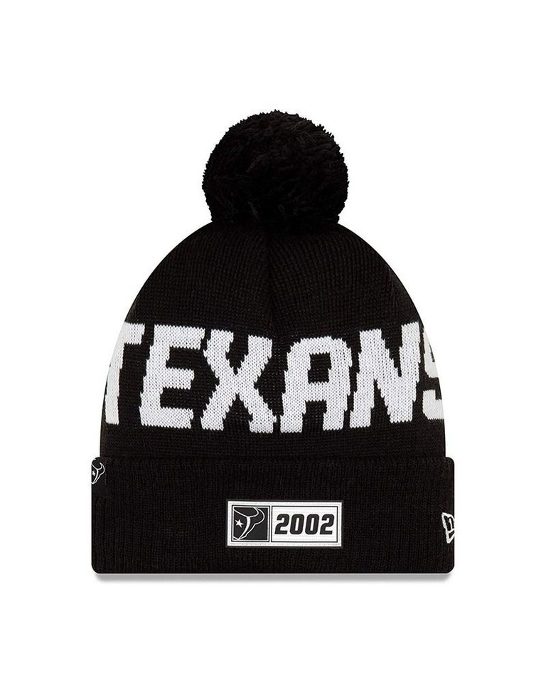 New Era Strickmütze New Era NFL HOUSTON TEXANS Authentic 2019 Sideline Road Black Sport Knit Wintermütze von New Era