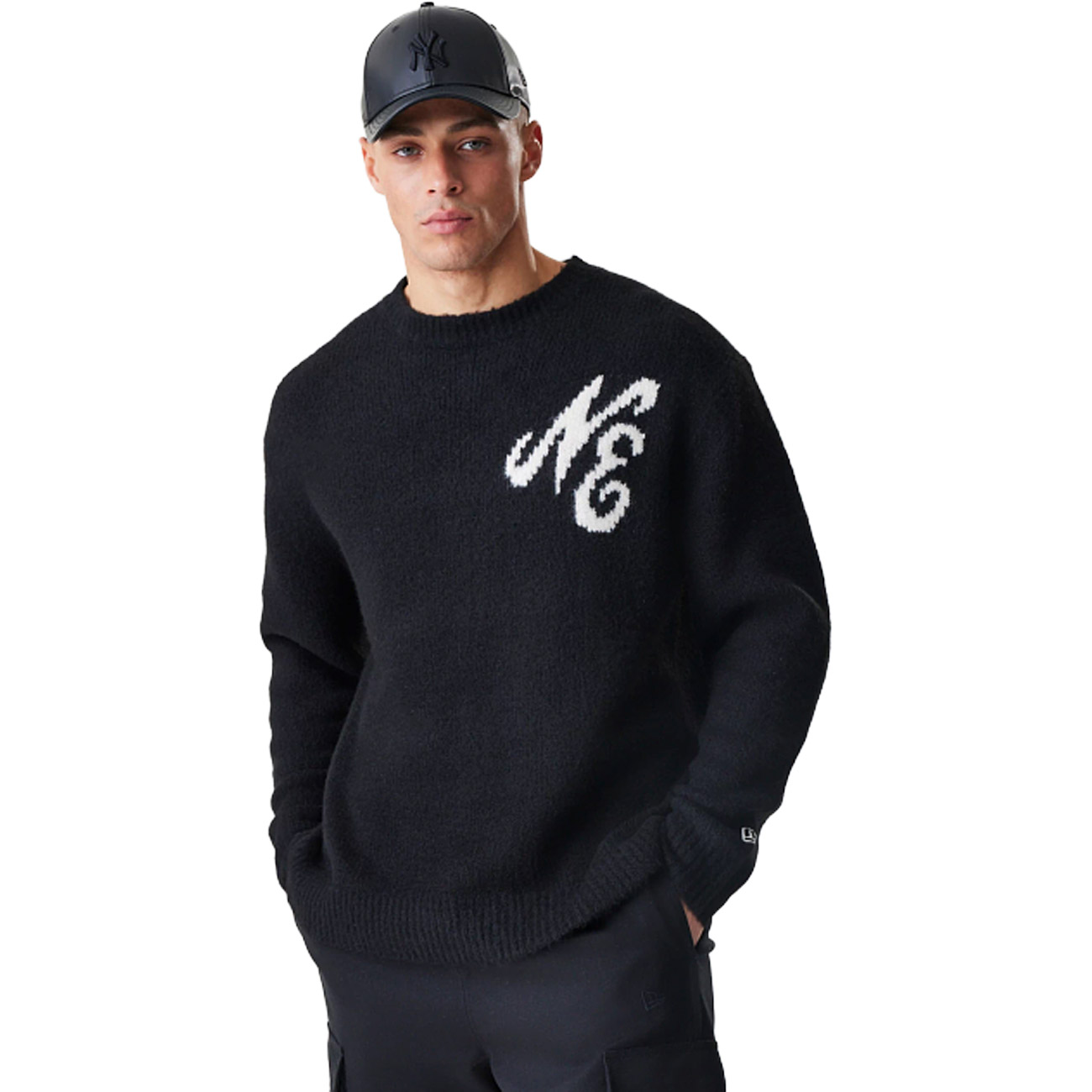 New Era Strickpullover NE Knit Sweater New Era Strickpullover NE Knit Sweater von New Era