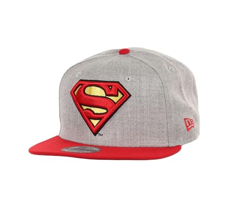 New Era Superman DC Two Tone Grau Rot Verstellbare 9Fifty Snapback Cap - One-Size von New Era