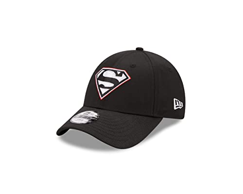 New Era Superman Kinderkappe Cap Basecap Accessoire Kinder Jungen Mädchen schwarz 9Forty verstellbar DC - Child von New Era