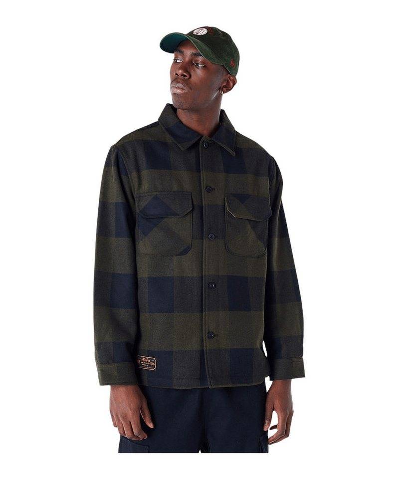 New Era Sweatjacke New Era Ne Branded Plaid Trainingsjacke Polyester von New Era