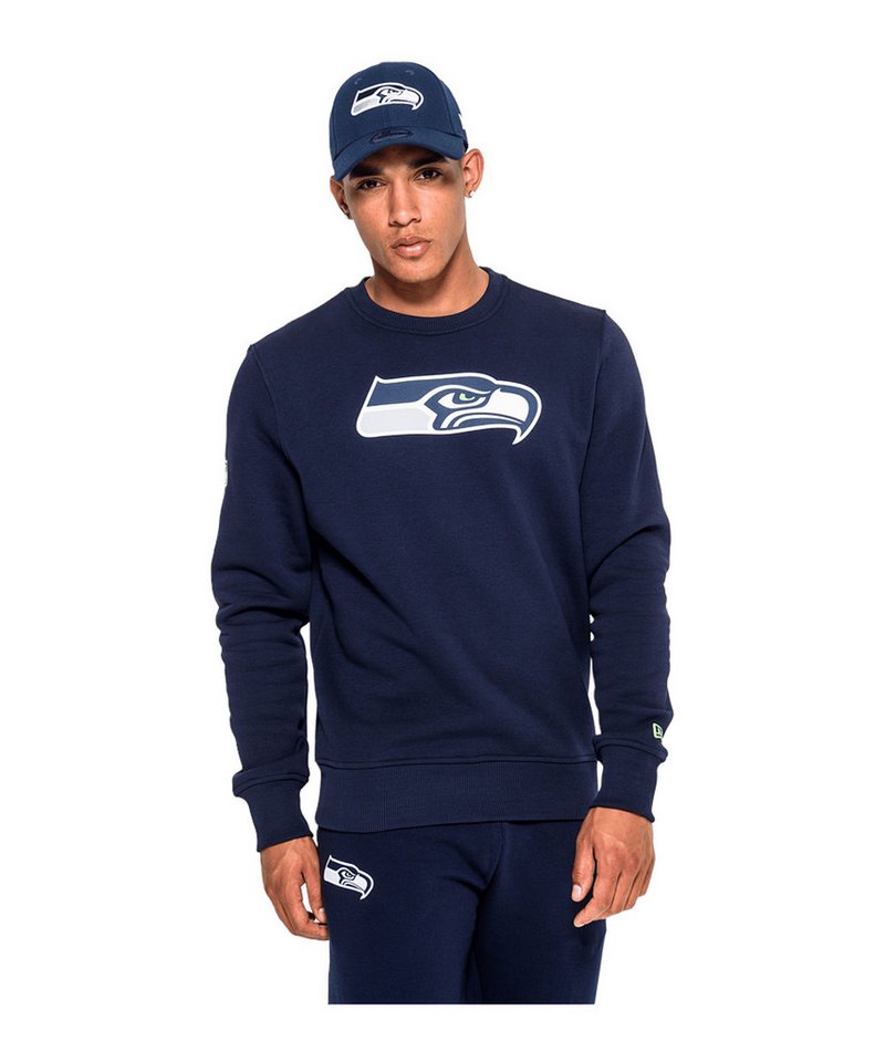 New Era Sweatshirt New Era Seattle Seahawks Logo Sweatshirt Herren Baumwolle von New Era