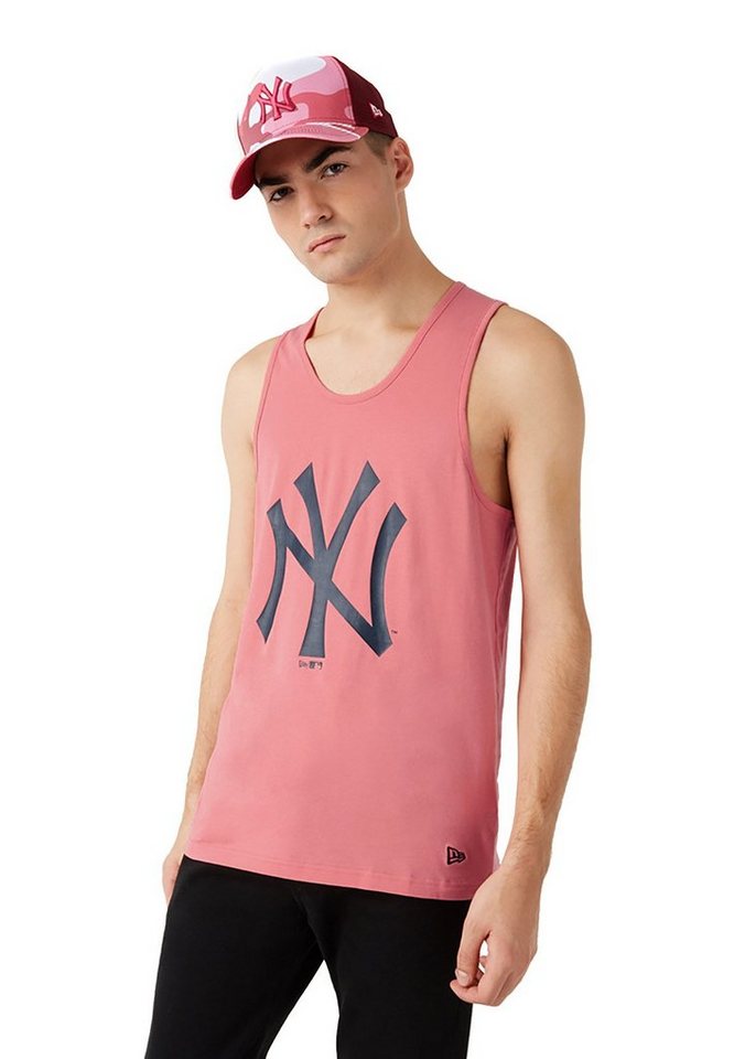 New Era T-Shirt New Era Herren MLB Logo Tank NY YANKEES Pink von New Era