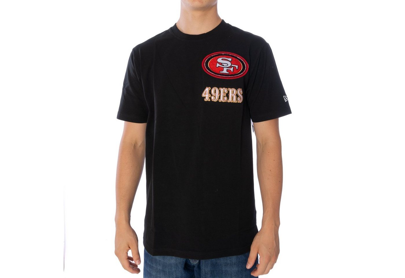 New Era T-Shirt New Era Logoselect San Francisco 49ers T-Shirt Herren Shirt schwarz (1-tlg) von New Era