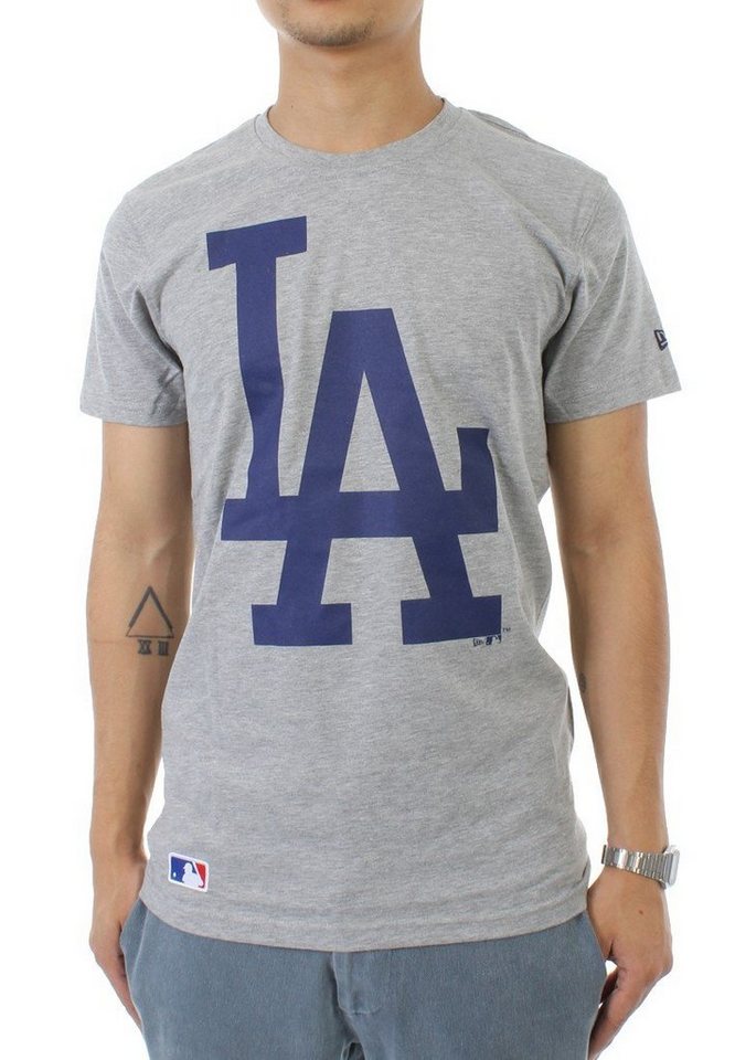 New Era T-Shirt New Era Team Nos OG T-Shirt Men LA DODGERS Hellgrau von New Era