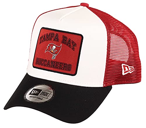 New Era Tampa Bay Buccaneers NFL Patch A-Frame Adjustable Trucker Cap - One-Size von New Era