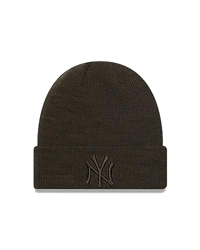 New Era Teamlogo New York Yankees Wintermütze Brown MLB Rib Wide Cuff Beanie Damen Frauen Fanartikel - One-Size New Era Teamlogo New York Yankees Wintermütze Brown MLB Rib Wide Cuff Beanie Damen Frauen Fanartikel - One-Size von New Era