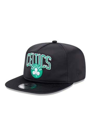 New Era The Golfer Snapback Cap NBA Patch Retro Boston Celtics Black (M/L) von New Era