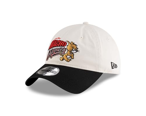 New Era Tom und Jerry Cap Cartoon Maus beige schwarz unstrukturierte Krone verstellbare Kappe - One-Size von New Era