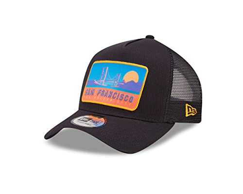 New Era San Francisco Truckercap blau verstellbar Snapback-Verschluss Patch Cap - One-Size von New Era