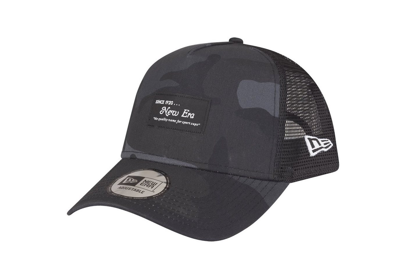 New Era Trucker Cap AFrame Trucker BRAND LOGO PATCH von New Era