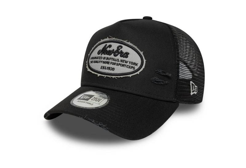 New Era Trucker Cap AFrame Trucker DISTRESSED PATCH von New Era