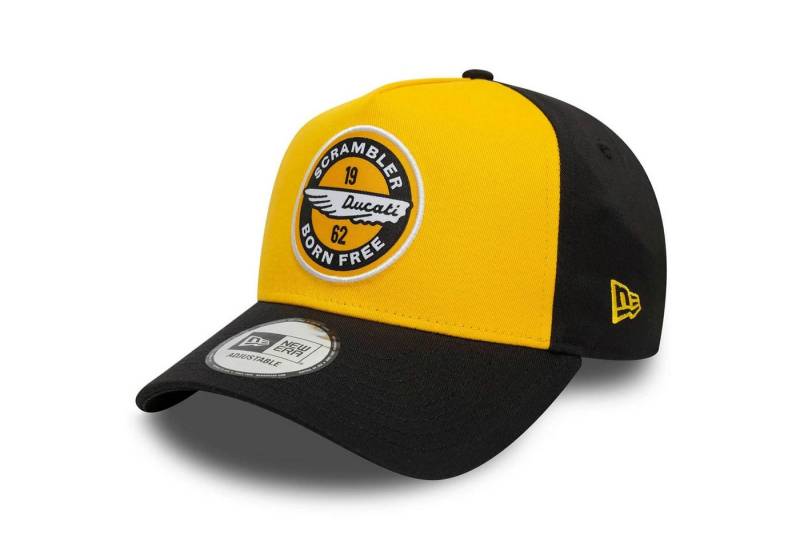 New Era Trucker Cap E-Frame Trucker Cap Ducati Scrambler Patch - Yellow/Black von New Era