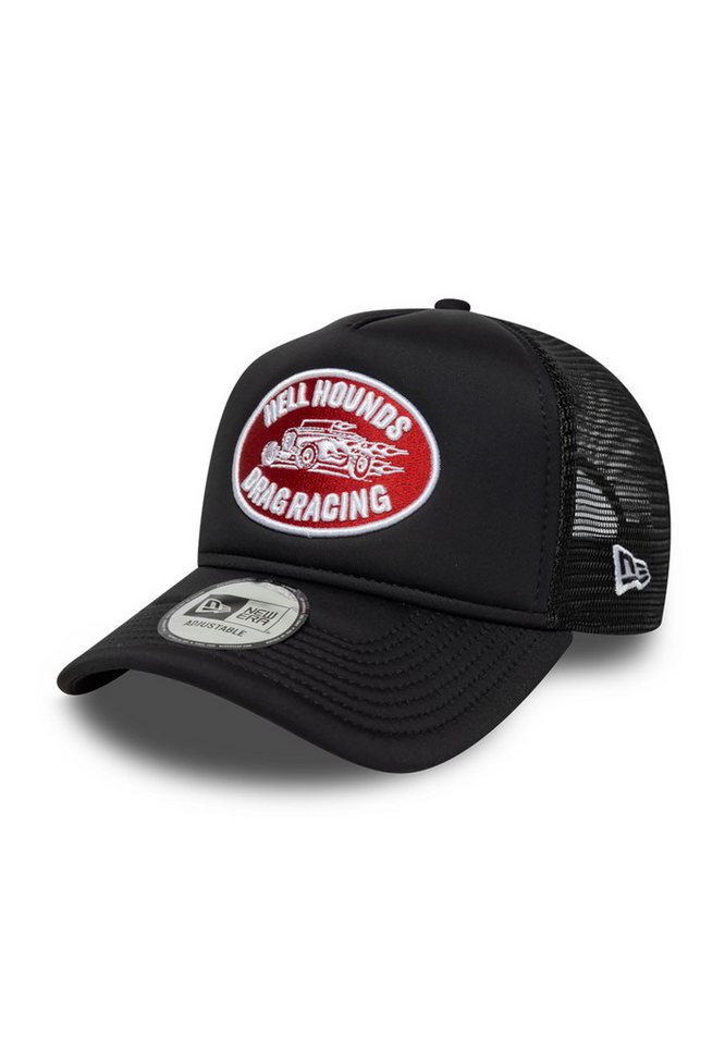 New Era Trucker Cap New Era Graphic Patch Trucker Adjustable Cap NE LOGO Schwarz von New Era