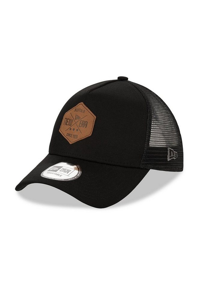 New Era Trucker Cap New Era Heritage Patch Trucker Cap NE PATCH Schwarz von New Era