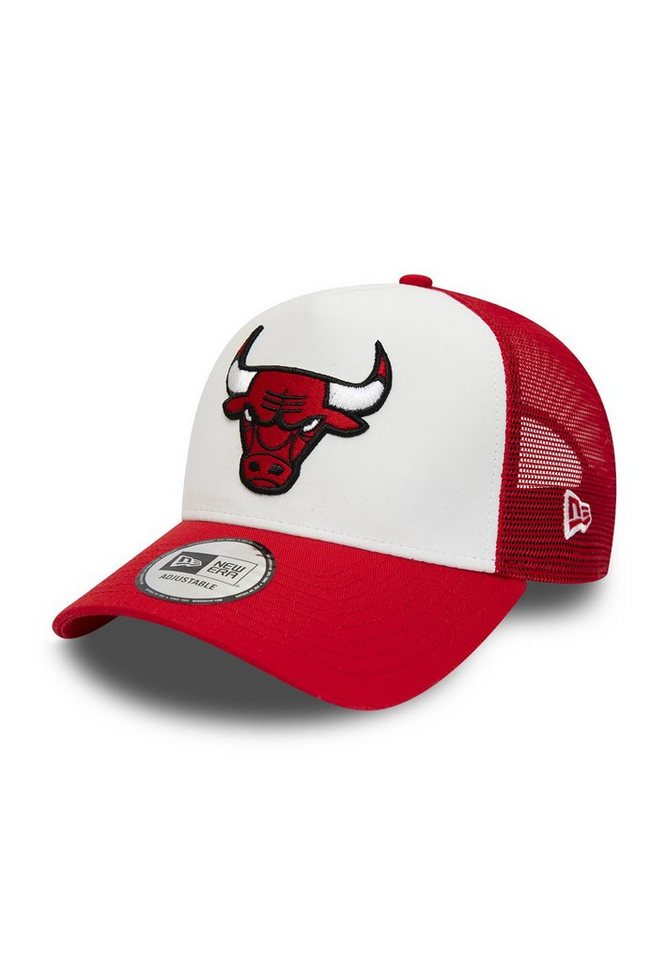 New Era Trucker Cap New Era TM CLR BLCK Trucker Adjustable Cap CHICAGO BULLS Weiss Rot von New Era