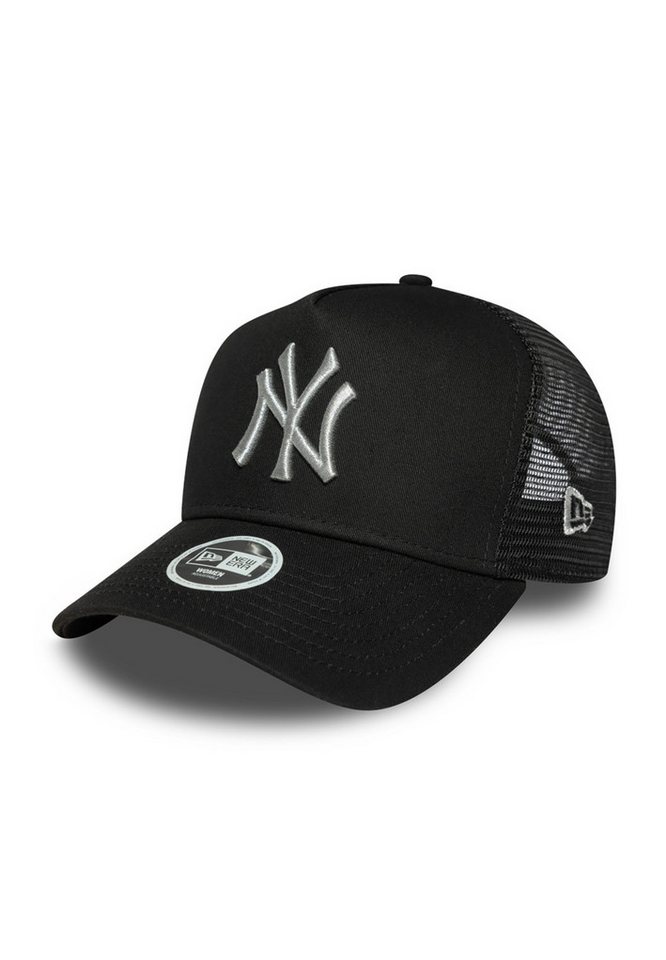 New Era Trucker Cap New Era Wmns Metallic Damen Trucker Adjustable Cap NY YANKEES Schwarz von New Era