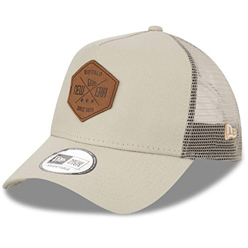 New Era Trucker Mesh Cap im Bundle mit UD Bandana NE Patch Beige #4094 von New Era