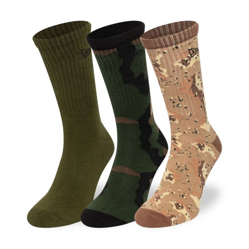 New Era Unisex Socken - CAMO CREW 3er Pack multi von New Era