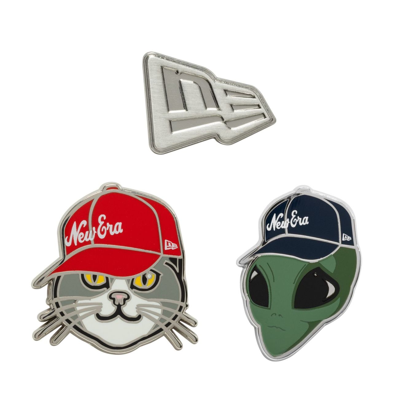 New Era Universal Schmuck Caps PIN BADGE 3er Set von New Era