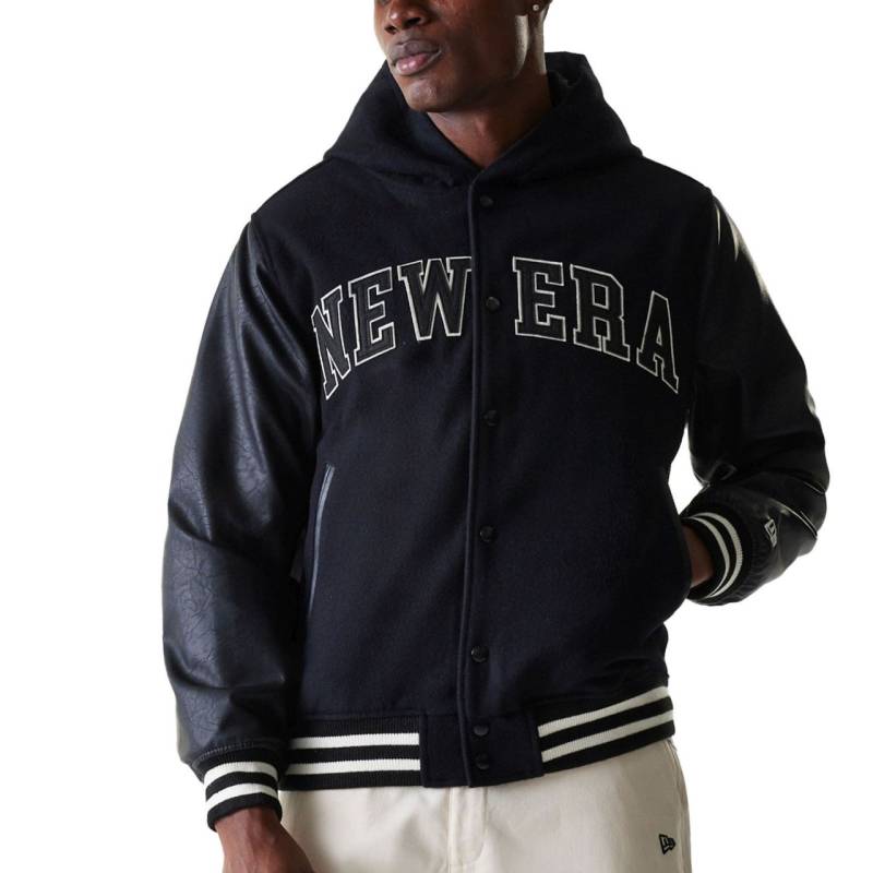 New Era Varsity College Hooded Jacke - BRAND PATCHES von New Era