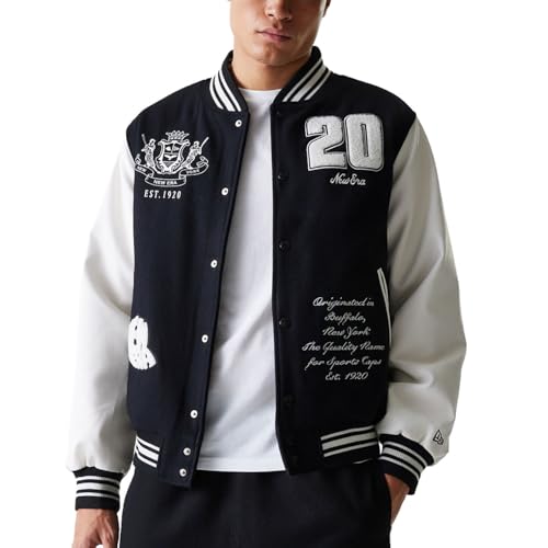 New Era Varsity College Jacke - BRAND PATCHES - L von New Era