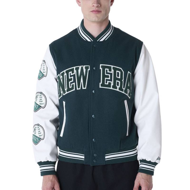 New Era Varsity College Jacke - BRAND PATCHES von New Era