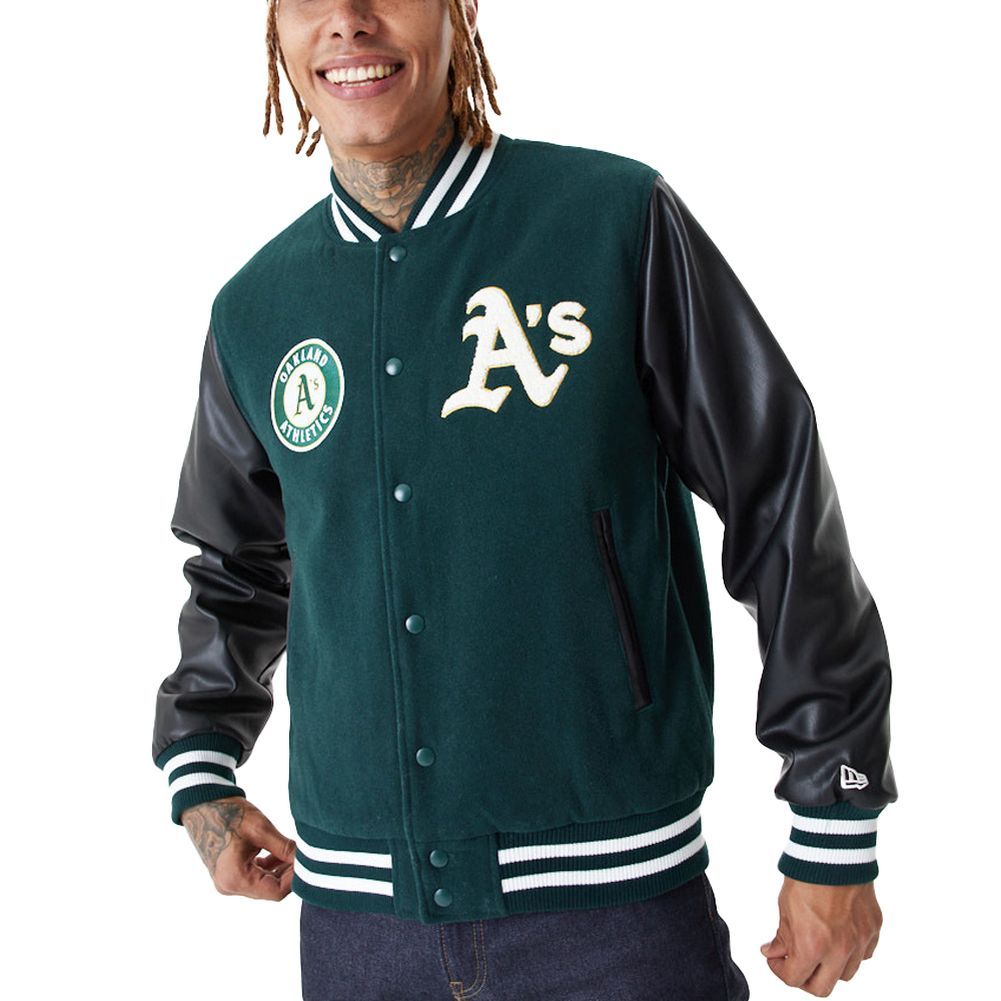 New Era Varsity College Jacke - MLB Oakland Athletics von New Era