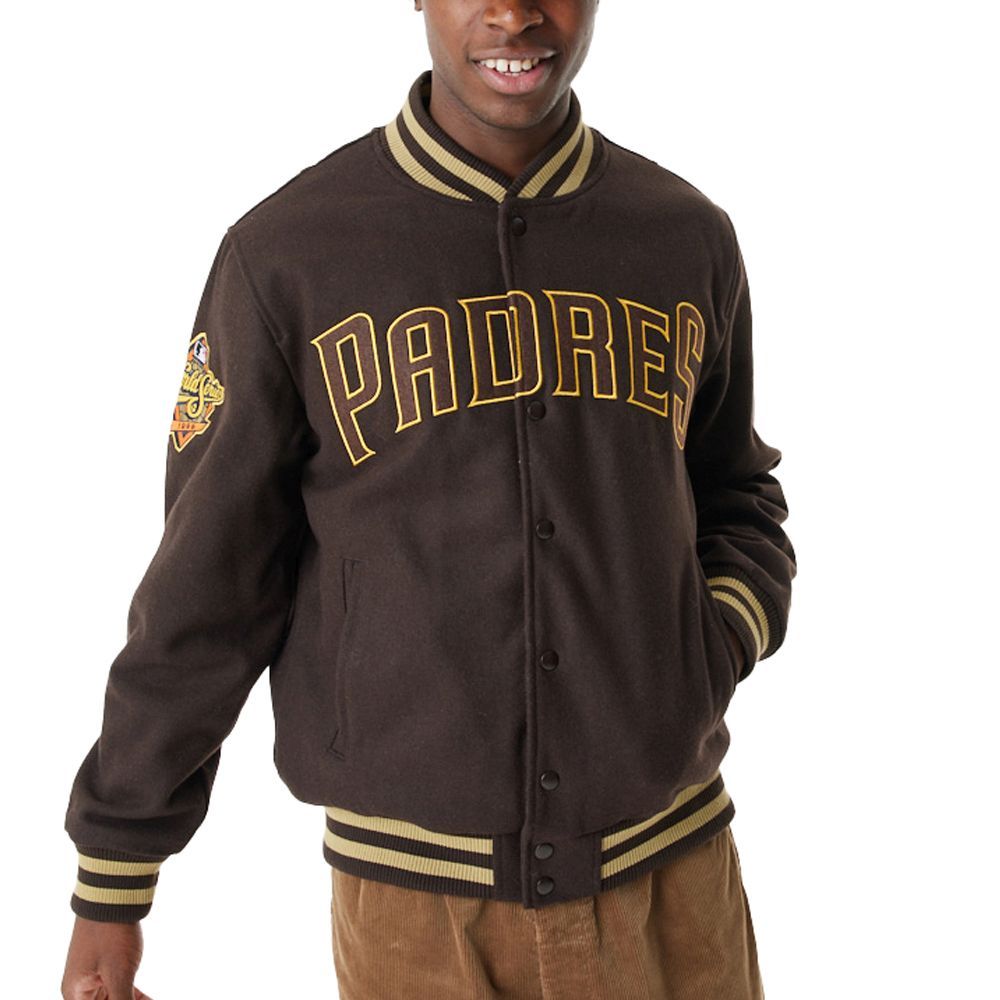 New Era Varsity College Jacke - PATCHES San Diego Padres von New Era