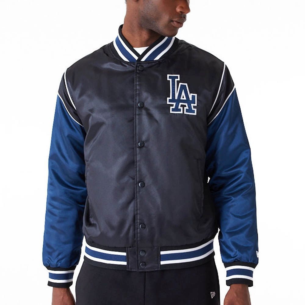 New Era Varsity College Jacke - SATIN Los Angeles Dodgers von New Era