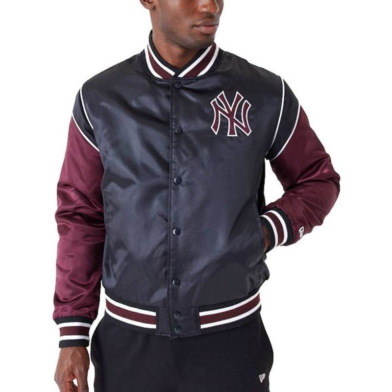 New Era Varsity College Jacke - SATIN New York Yankees von New Era