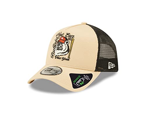 New Era Verstellbar Kappe Buffalo Beige Snaback New York Established 1920 A-Frame Trucker Cap - One-Size von New Era