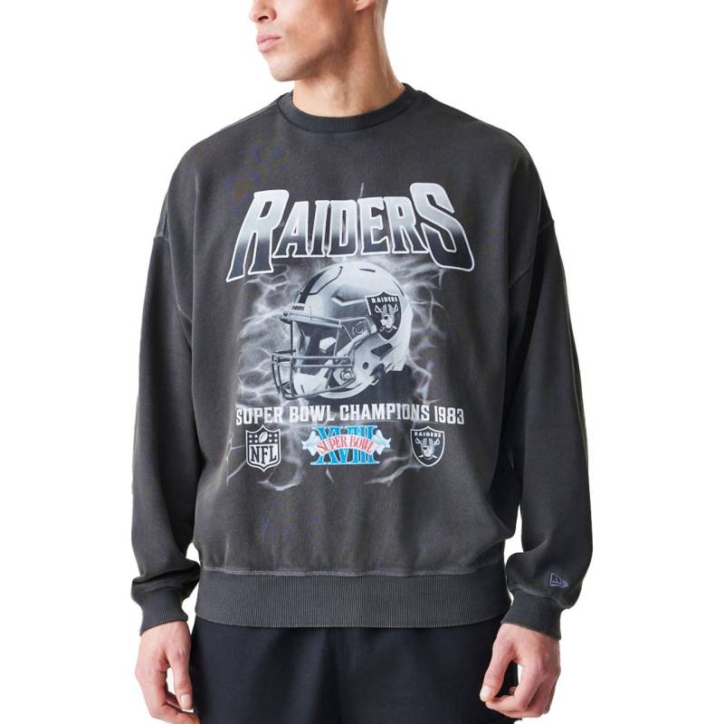 New Era Washed Boxy Pullover - Las Vegas Raiders von New Era