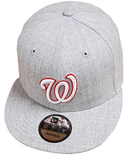 New Era Washington Nationals Heather Grey MLB Snapback Cap 9fifty Limited Edition von New Era