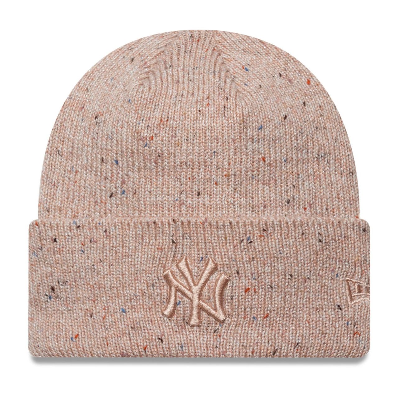 New Era Wintermütze Beanie - GLITTER New York Yankees rosa von New Era